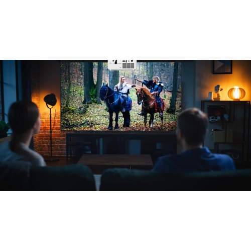 Optoma UHZ35ST 3500-Lumen UHD 4K Short-Throw Laser Projector - White