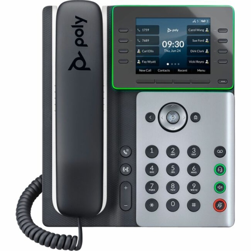 Poly E320 Edge E320 IP Phone and PoE-enabled