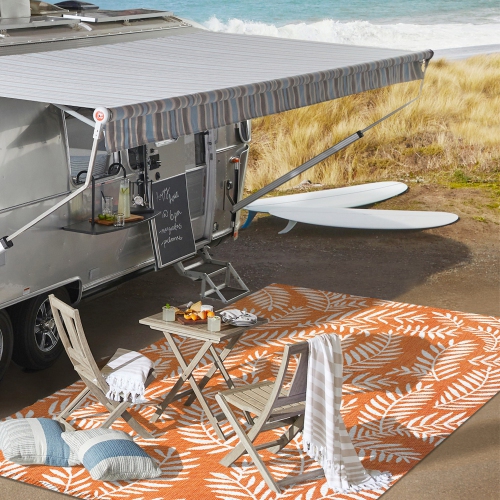 Nevis Palm Frond Indoor/Outdoor Area Rug