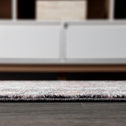 Tapis d'appoint à motif de médaillon Kesan Vintage