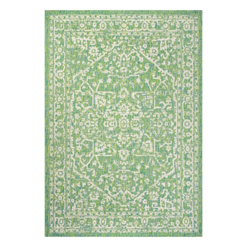 Malta Bohemian Medallion Textured Weave Indoor/Outdoor Area Rug