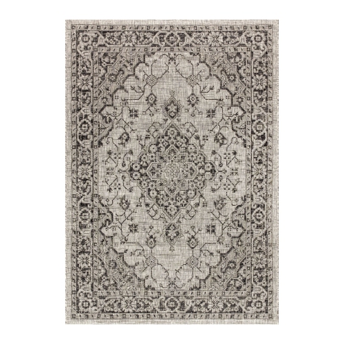 Rozetta Boho Medallion Textured Weave Indoor/Outdoor Area Rug