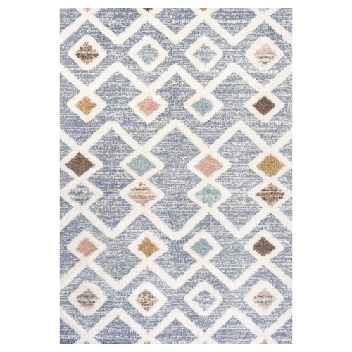 JONATHAN Y  Monique Trellis High-Low Area Rug