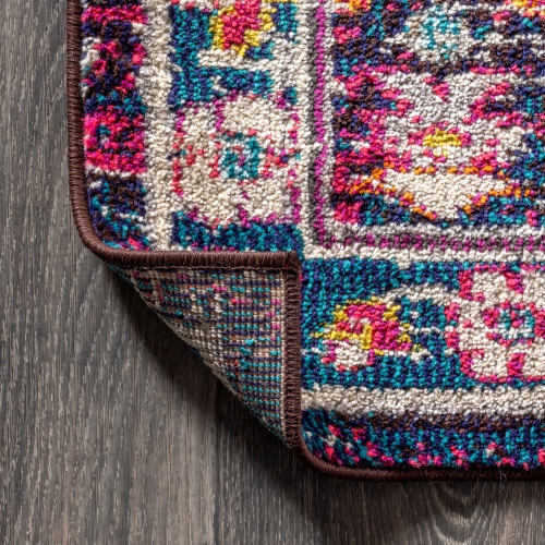 Tapis moderne Alfombra à motif floral boho persan