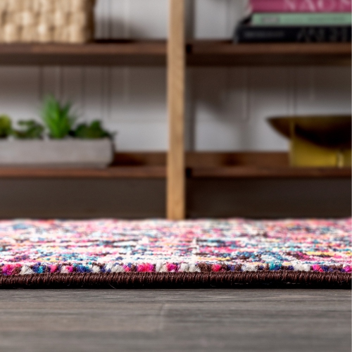 Tapis moderne Alfombra à motif floral boho persan
