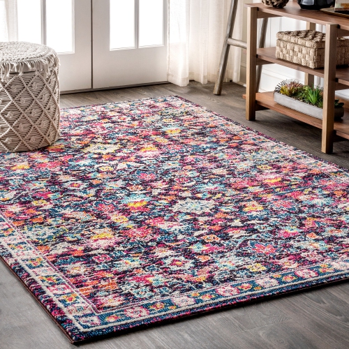 Alfombra Modern Persian Boho Floral Area Rug