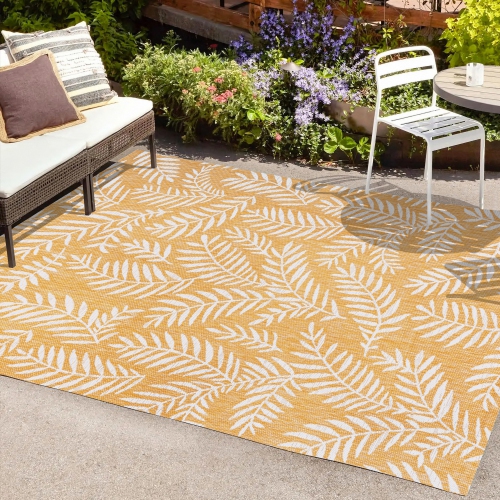 Nevis Palm Frond Indoor/Outdoor Area Rug