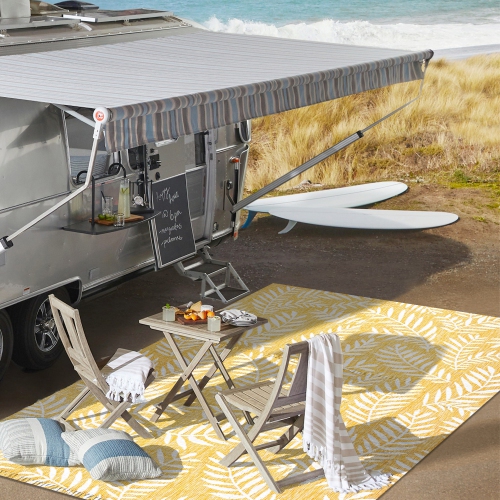 Nevis Palm Frond Indoor/Outdoor Area Rug