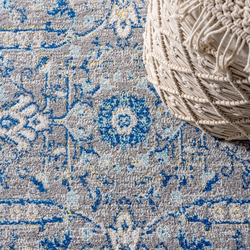 Modern Persian Boho Floral Area Rug