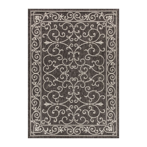 JONATHAN Y  Charleston Vintage Filigree Textured Weave Indoor/outdoor Area Rug