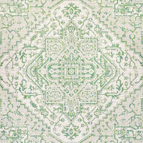 JONATHAN Y  Estrella Bohemian Medallion Textured Weave Indoor/outdoor Area Rug