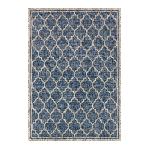 Trebol Moroccan Trellis Textured Weave Indoor/Outdoor Area Rug