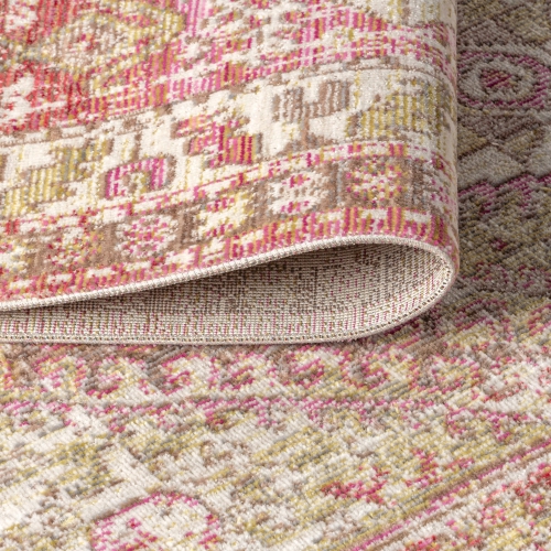 Darija Ornate Geometric Medallion Area Rug