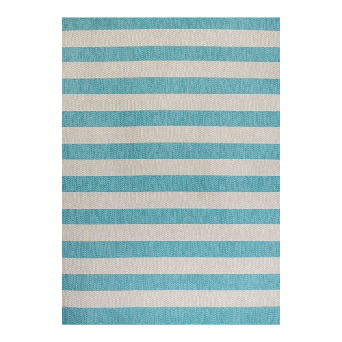 JONATHAN Y  Negril Two Tone Wide Stripe Indoor/outdoor Area Rug