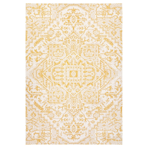 Estrella Bohemian Medallion Textured Weave Indoor/Outdoor Area Rug