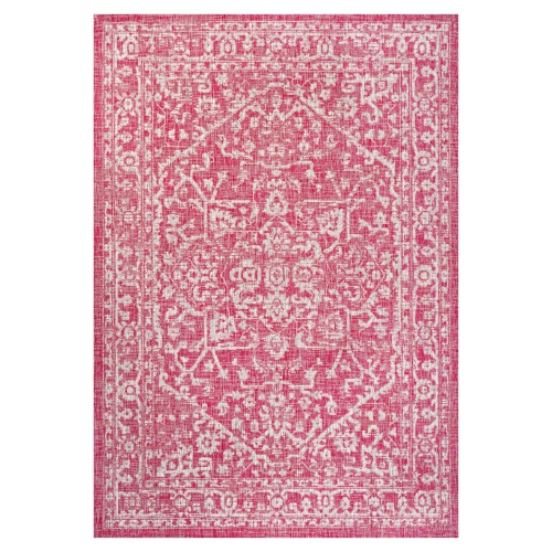 JONATHAN Y  Malta Bohemian Medallion Textured Weave Indoor/outdoor Area Rug