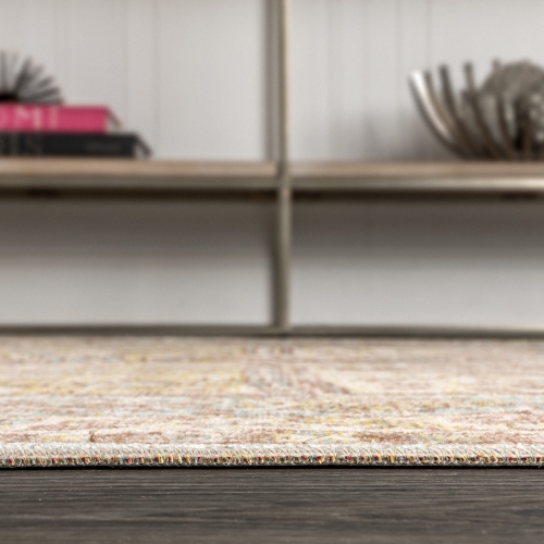 Darija Ornate Geometric Medallion Area Rug