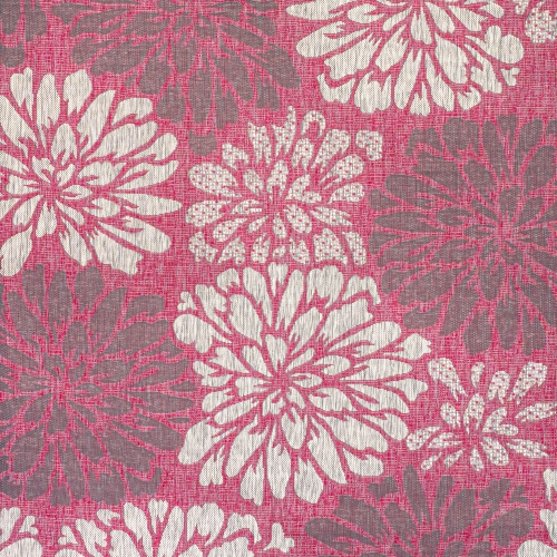 JONATHAN Y  Zinnia Modern Floral Textured Weave Indoor/outdoor Area Rug