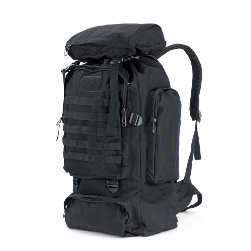 DROW 80L Camouflage Nylon Water Proof Oxford Fabric Outdoor Bag Backpack for Climbing Hiking Outdoor