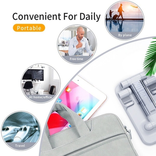 Universal Foldable Portable Telescopic Online Learning Live Streaming Desktop Stand Tablet Phone Holder for Tablet Phone