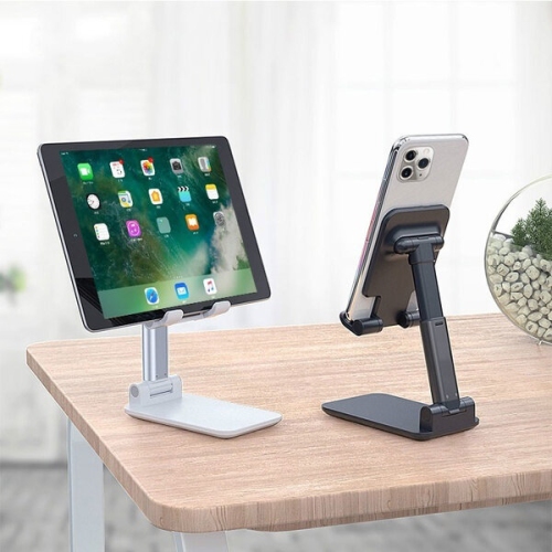 Universal Foldable Portable Telescopic Online Learning Live Streaming Desktop Stand Tablet Phone Holder for Tablet Phone