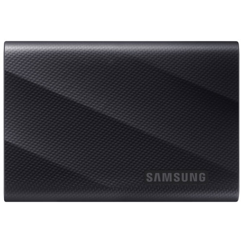 (Remis à neuf bon état) - disque SSD externe USB 3,2 de T9 Go 4&nbsp;To de Samsung - Noir - Anglais