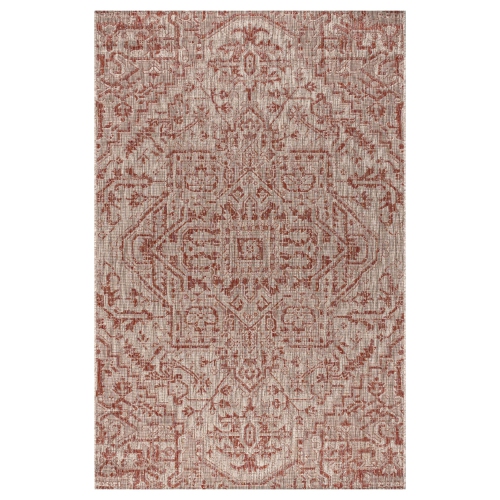 Estrella Bohemian Medallion Textured Weave Indoor/Outdoor Area Rug