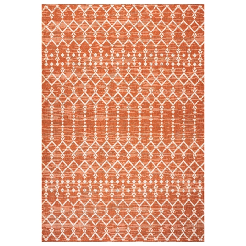 JONATHAN Y  Ourika Moroccan Geometric Textured Weave Indoor/outdoor Area Rug