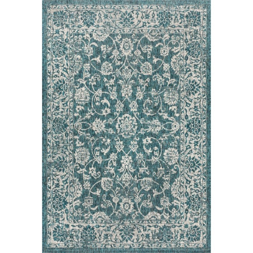 JONATHAN Y  Tela Bohemian Textured Weave Floral Indoor/outdoor Area Rug