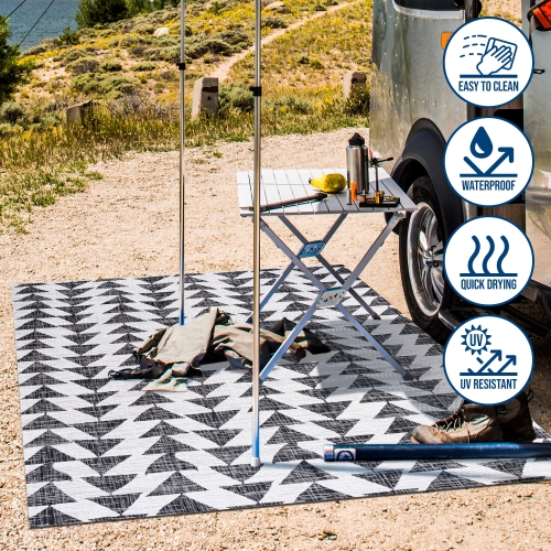 andratx Modern Tribal Geometric Indoor/Outdoor Area Rug