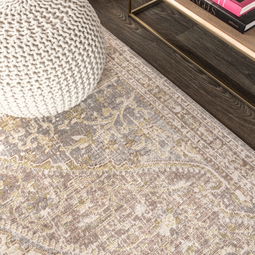Petras Modern Ornate Medallion Area Rug