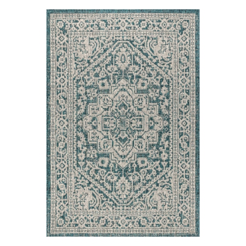 JONATHAN Y  Sinjuri Medallion Textured Weave Indoor/outdoor Area Rug