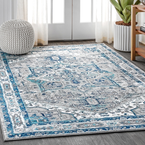Jerica Modern Persian Vintage Medallion Area Rug