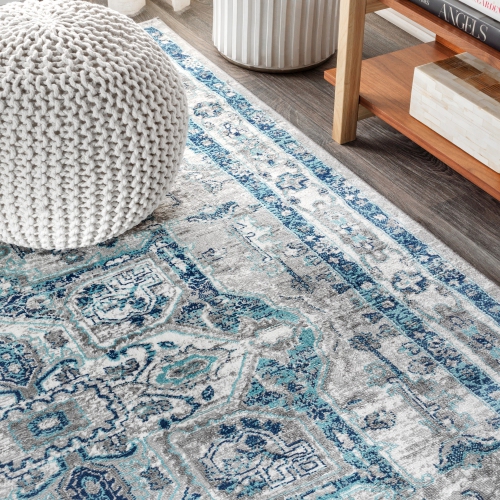 Jerica Modern Persian Vintage Medallion Area Rug
