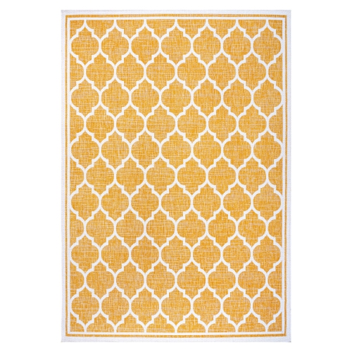 JONATHAN Y  Trebol Moroccan Trellis Textured Weave Indoor/outdoor Area Rug