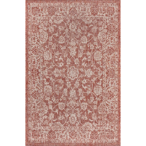 JONATHAN Y  Tela Bohemian Textured Weave Floral Indoor/outdoor Area Rug