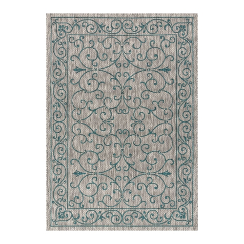 JONATHAN Y  Charleston Vintage Filigree Textured Weave Indoor/outdoor Area Rug