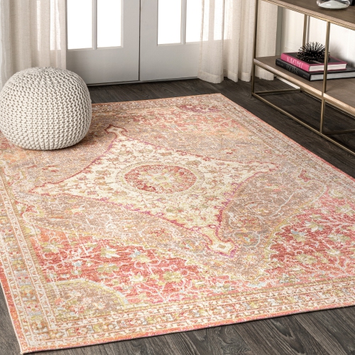 Petras Modern Ornate Medallion Area Rug