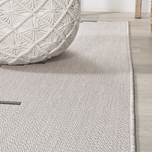 Tapis d'intérieur/d'extérieur à rayures diamantées Vinales