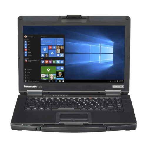 Refurbished-Panasonic Toughbook CF-54 MK2, Semi-Rugged 14" HD Laptop, Intel Core i5-6300U, 8GB, 256GB SSD, 4G LTE, Windows 10 Pro