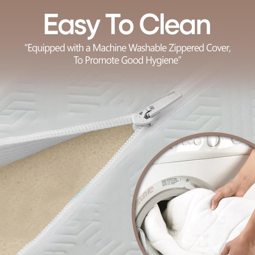 (Seulement chez Best Buy) matelas infusé de gel pour grand lit LuminaSleep de 12 po de ViscoLogic | matelas mi-ferme pour soulager le sommeil et la