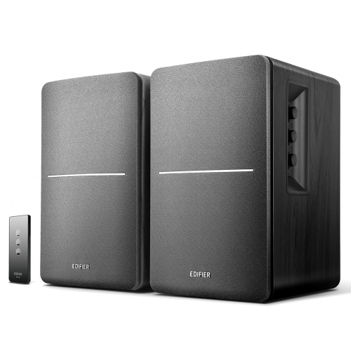 Edifier R1280T Powered Bookshelf Speakers - 2.0 Active Near Field Monitors - Studio Monitor Speaker - Black