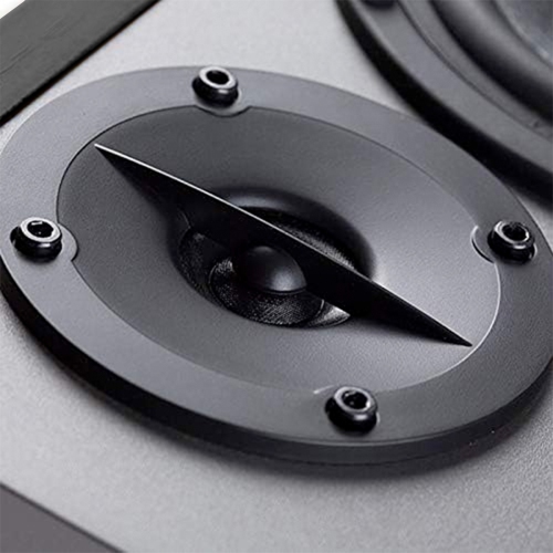 Edifier R1280T Powered Bookshelf Speakers - 2.0 Active Near Field Monitors - Studio Monitor Speaker - Black