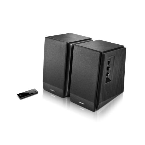 Edifier R1700BT Bluetooth Bookshelf Speakers - Powered 2.0 Active Black Computer Speaker