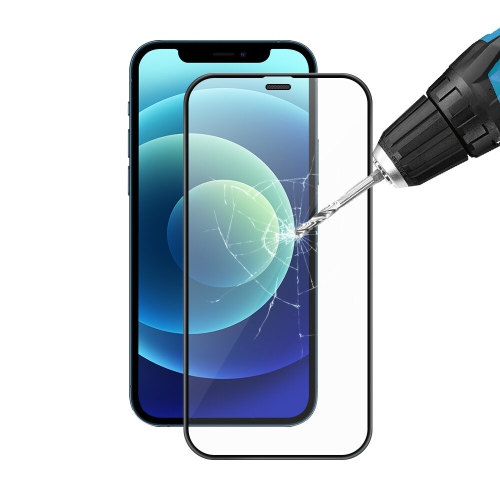 BlitzWolfBW-AY4 9H 0,25 mm HD anti-explosion anti-rayure colle intégrale 3D Full Cover Protecteur d'écran en verre trempé pour iPhone 12 mini