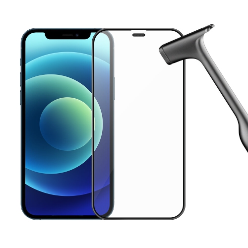 BlitzWolfBW-AY4 9H 0,25 mm HD anti-explosion anti-rayure colle intégrale 3D Full Cover Protecteur d'écran en verre trempé pour iPhone 12 mini