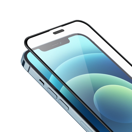 BlitzWolfBW-AY4 9H 0,25 mm HD anti-explosion anti-rayure colle intégrale 3D Full Cover Protecteur d'écran en verre trempé pour iPhone 12 mini