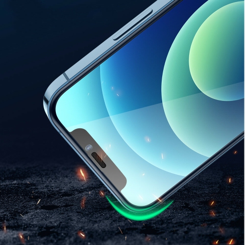 BlitzWolfBW-AY4 9H 0,25 mm HD anti-explosion anti-rayure colle intégrale 3D Full Cover Protecteur d'écran en verre trempé pour iPhone 12 mini