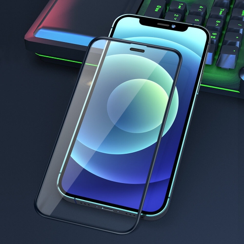 BlitzWolfBW-AY4 9H 0,25 mm HD anti-explosion anti-rayure colle intégrale 3D Full Cover Protecteur d'écran en verre trempé pour iPhone 12 mini