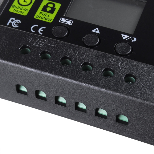 PWM 10A 12V/24V Auto Solar Panel Solar Charge Controller Battery Charge Adapter LCD USB